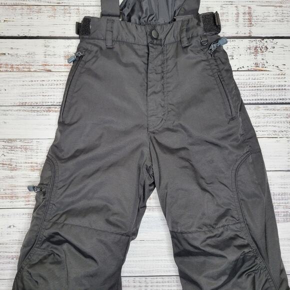 Black Dot Bib Snow Overalls Insulated Winter Black | Youth Small - Picture 7 of 14